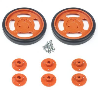 70x11mm Orange Wheel Set - 2