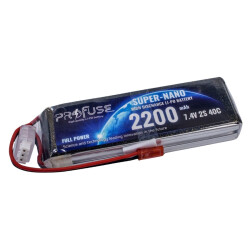 7,4V Lipo Battery 2200mAh 40C 