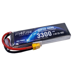 7,4V Lipo Battery 3300mAh 40C - ProFuse