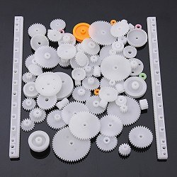 75 Parça Plastik Dişli Çark Seti (DC Motor - DIY - Hobi Seti) 