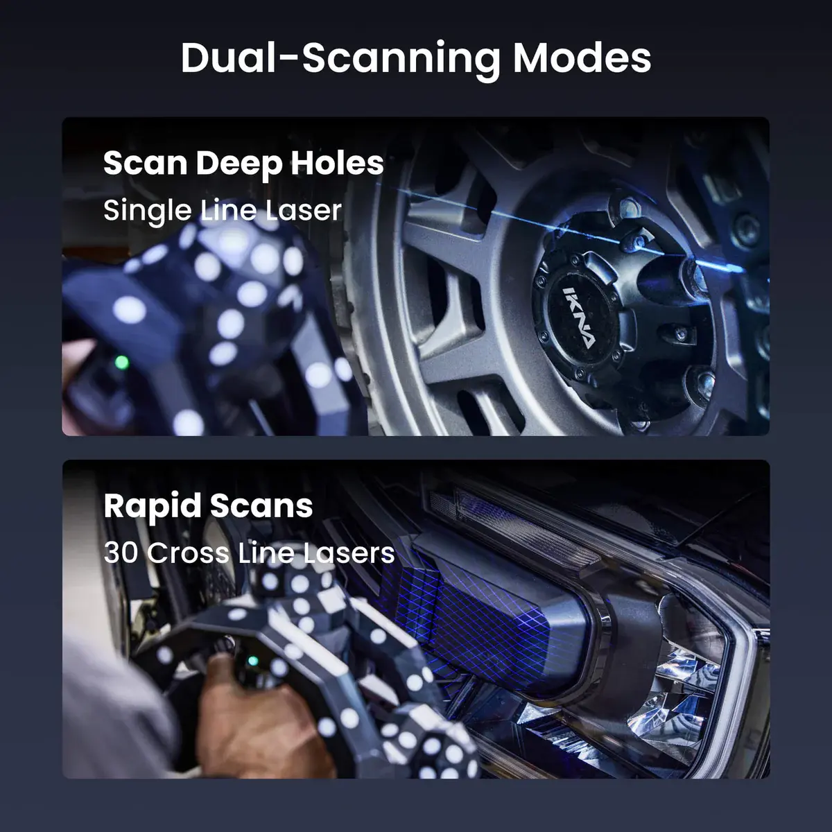 Revopoint Trackit 3D Tarayıcı- Dual Scanning Modes