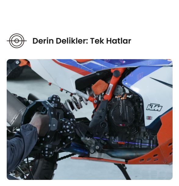 Revopoint Trackit 3D Tarayıcı Derin Delikler