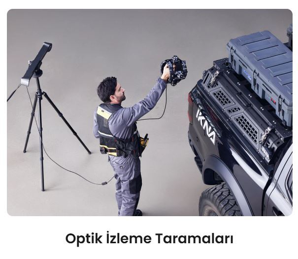 Revopoint Trackit 3D Tarayıcı Optik İzleme Taramaları