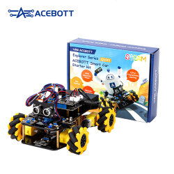 Acebott ESP32 Omni Tekerlekli Akıllı Robot Araba Başlangıç Seti - QD001 - Acebott