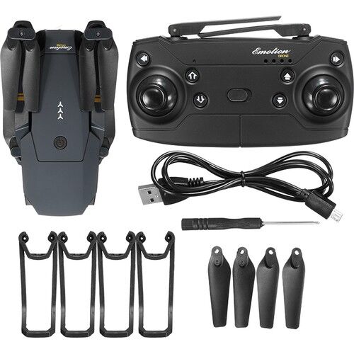 Aden E58 Fly More Combo Drone (1 Battery) Black - 5