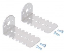 Aluminyum L tipi 25D Motor Tutucu (İkili) - PL-2676 - Pololu