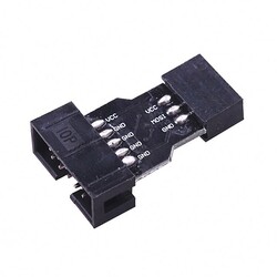10 Pin to 6 Pin Adapter Board AVRISP USBASP STK500 