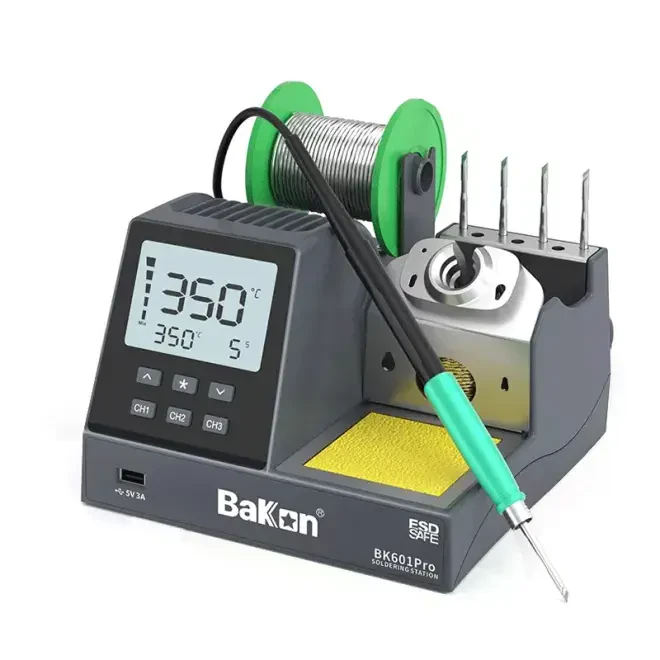 Bakon BK601 Pro Intelligent 120 Watt Dijital Havya İstasyonu - Bakon