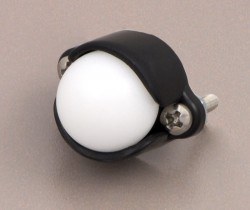 Ball Caster with 1/2'' Plastic Ball - Pololu