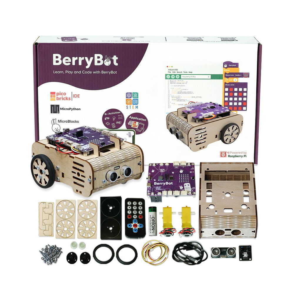 BerryBot Kodlanabilir Eğitim Robotu