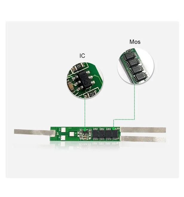 BMS Li-on 18650 Battery Protection Board - 2S 7.4V 6A - 4MOS - 3