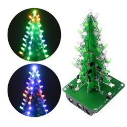 Christmas Flash LED Electronic DIY Learning Kit 