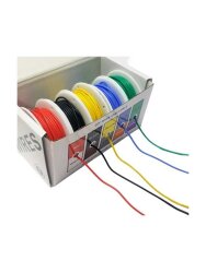 Çok Damar Silikon Montaj Kablosu Paketi - 16 AWG 5x4 Metre - Robotistan