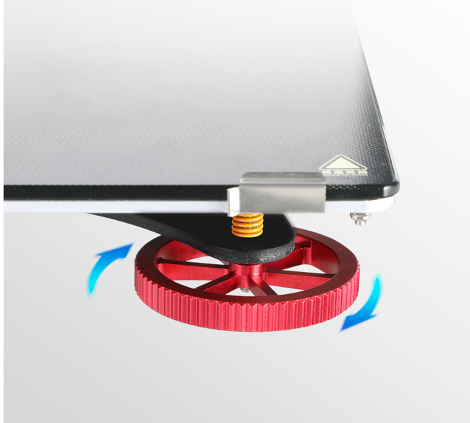 Creality 3D Printer Red Leveling Screw - 2
