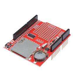 Data Logging SD Card Socket Shield with RTC Real Time Clock for Arduino 