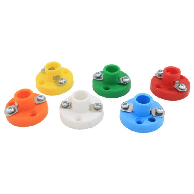 Deney Ampül Duyu - Mini Ampüller İçin (Sarı, Kırmızı, Yeşil, Mavi) - 1