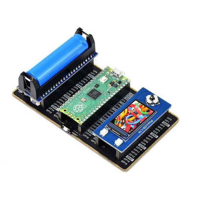 Dual GPIO Expander for Raspberry Pi Pico - Two Sets of Male Headers - 1