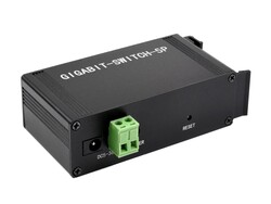 Endüstriyel 5 Port Gigabit Ethernet Switch - DIN Ray Montajlı - WaveShare