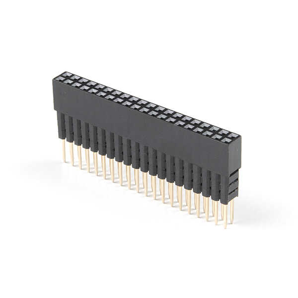Extended GPIO Female Header - 2x20 Pin (13.5mm/9.80mm)