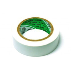 Globe İzole Bant(Elektrik Bandı) - Beyaz 