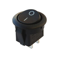 IC133 Round Black Switch 