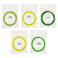 İlkbahar Esintili 3D Kalem Filamenti - PCL (Yeşil Tonları) - Robotistan