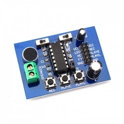 ISD1820 Ses Kayıt ve Çalma Modülü - Robotistan