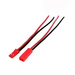 JST Connector with Silicon Wire (male/female) 