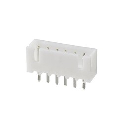 JST-XH 2.54mm Socket 6 Pin Straight Tunic Connector 