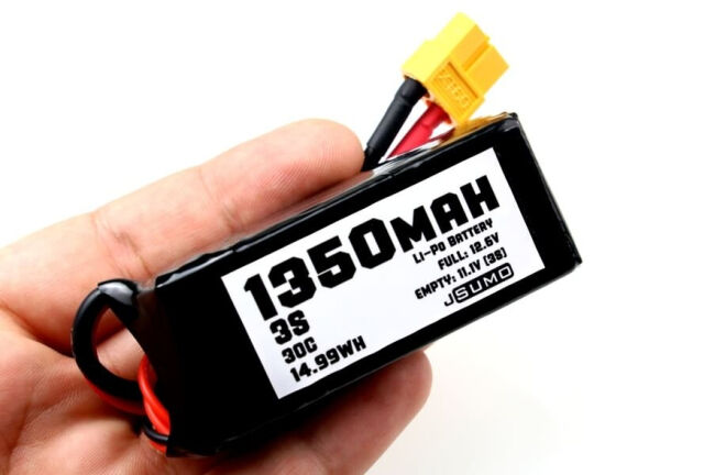 JSumo 11.1V 1350mAh Lipo Batarya 30C - 3S Lipo Pil - 3