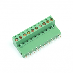 KF2EDGR-5.08-10P - 180 Degree Interlaced Vertical Screw Terminal 