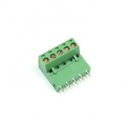 KF2EDGR-5.08-5P - 180 Degree Interlaced Vertical Screw Terminal 