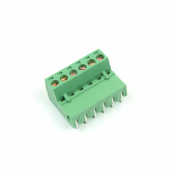 KF2EDGR-5.08-6P - 90 Degree Interlaced Vertical Screw Terminal 