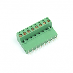 KF2EDGV-5.08-8P - 180 Derece Geçmeli Dik Klemens 