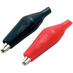 Crocodile Clamp Wireless Small Size Black-Red 