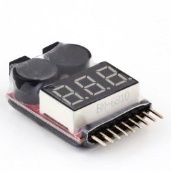 Lipo Voltage Tester ve Alarm Module 
