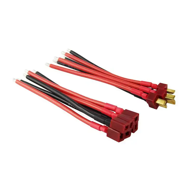 Lipo Pil T Plug Erkek Dişi Konnektör - 15cm 14AWG 