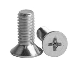 M4 10mm Phillips Countersink Head Bolt - 10 PCS 