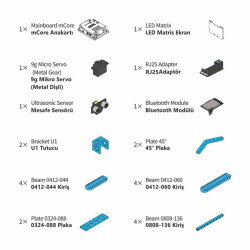 Makeblock mBot 1 Premium Paket (Mekanik / Elektronik Geliştirme Paketi ve mBot Dahil) - Makeblock