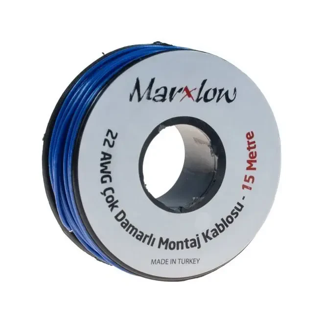 Marxlow 15 Meter Multicore Assembly Cable - Blue 