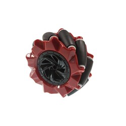 Mecanum Wheel Set 80mm - Red (4 Pieces) - Robotistan