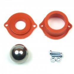 Metal Ball Caster - Orange 