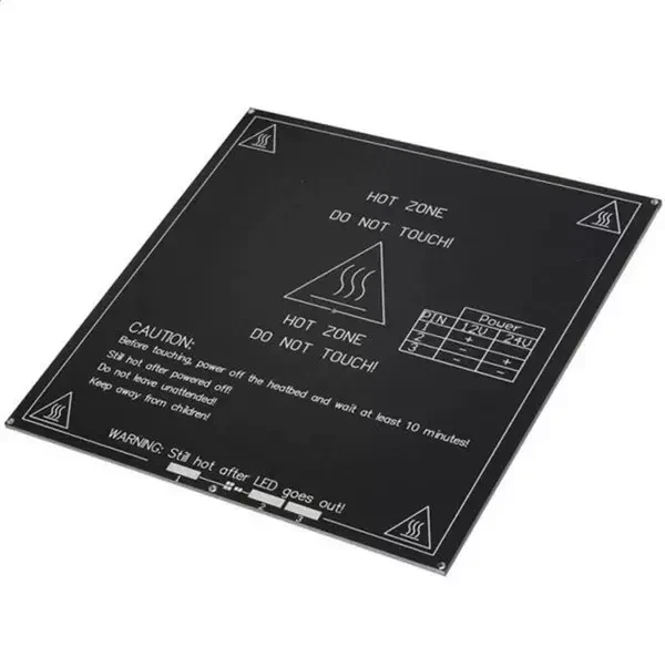 MK3 Alüminyum Baskı Yatağı - 300x200x3mm - 12V Heatbed - 1