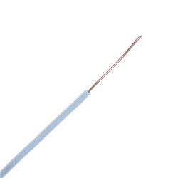 Montaj Kablosu Rulosu - 22AWG, 9mt, Tek Damar, Beyaz - 2