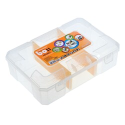 Multipurpose Compartment Material Box - Transparent ASR-5017 