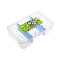 Multipurpose Compartment Material Box - Transparent ASR-5018 