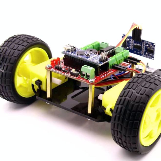 Object Avoidance Robot - Four Eyes (Disassembled) - 3