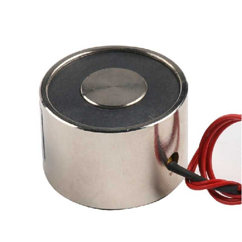 P25/20 12V DC Electromagnet - 5KG Holding Power