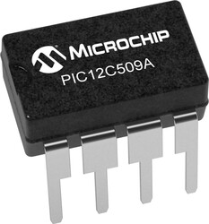 PIC12C509A-04/P 8-Bit 4MHz Microcontroller DIP8 - Microchip