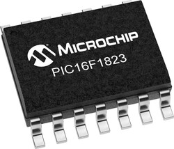 PIC16F1823 I/ST TSSOP14 8-Bit 32MHz SMD Microcontroller - Microchip